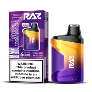 Dragon Fruite Lemonade - Raz CA6000 disposable vape