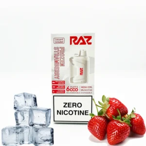 Frozen Strawberry - Raz Zero Nicotine disposable vape