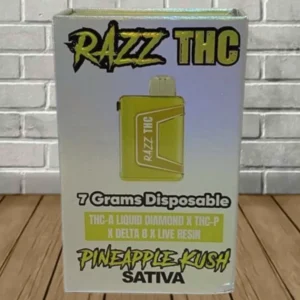 Pineapple Kush - Razz THC disposable vape