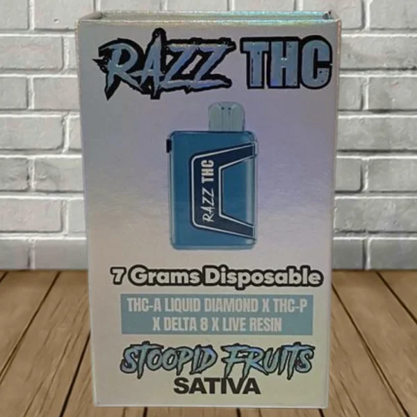 Stoopid-Fruits.webp Stoopid Fruits - Razz THC disposable vape