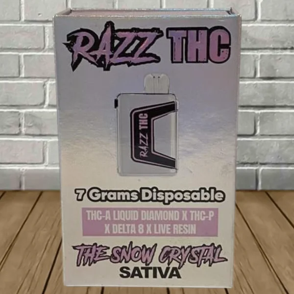 The-Snow-Crystal-–-Razz-THC-Live-Resin-THCa-Liquid-Diamond-7g.webp The Snow Crystal - Razz THC disposable vape