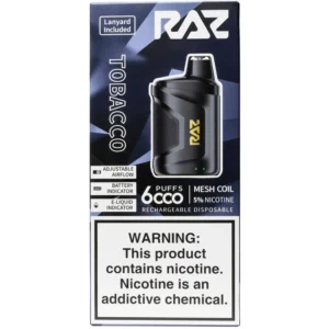 Tobacco - Raz CA6000 disposable vape