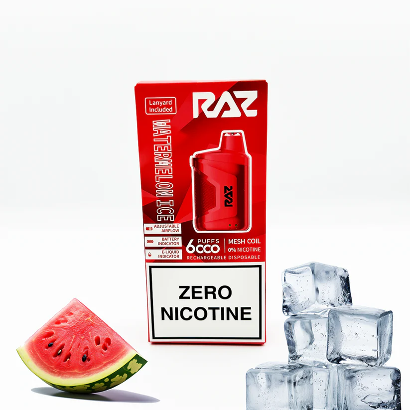 Watermelon-Ice1111.webp Watermelon Ice - Raz Zero Nicotine disposable vape