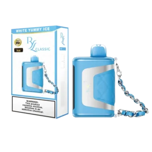 White Yummy Ice Raz flavor RYL 35K Classic. - Raz RYL 35K Classic disposable vape